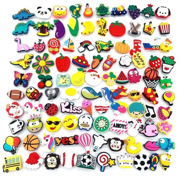 200 Shoe Charms for Croc & Bracelet & shoe Wristband, Party, bracelet an… - Picture 4 of 7